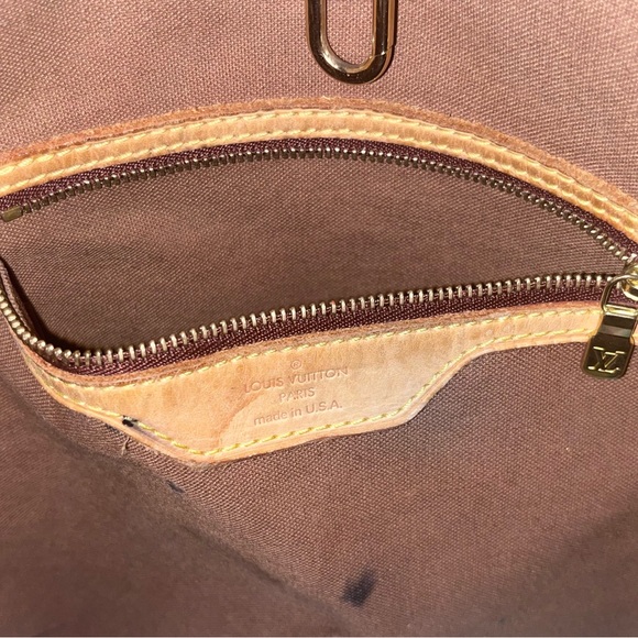 Louis Vuitton Brown Monogram Tote Bag - Picture 8 of 10